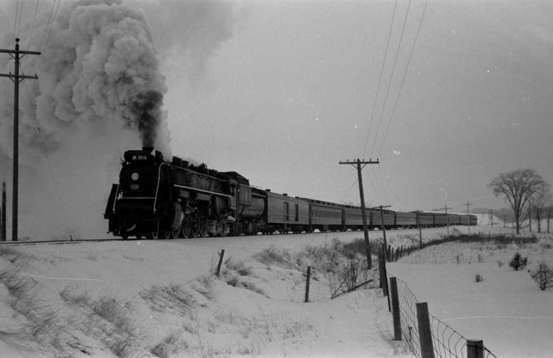 Image result for canadian national 4-8-4 in manitoba